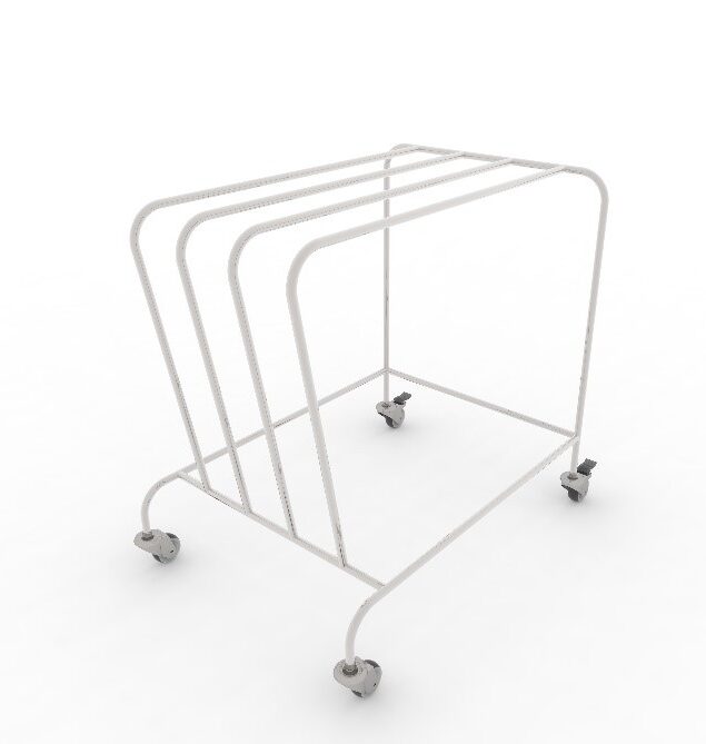 Carro Em Aço Inox Para Campo Estéril