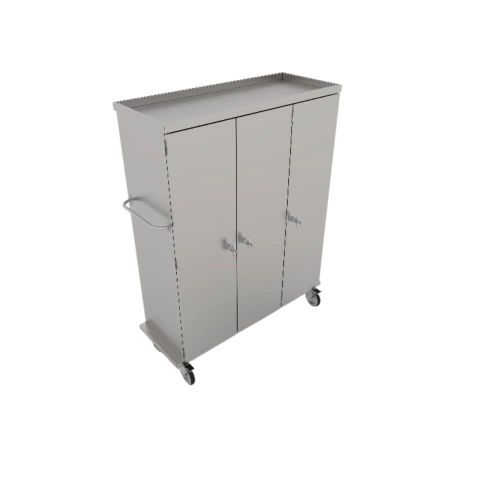 Carro Auxiliar Para Transporte De Material Limpo