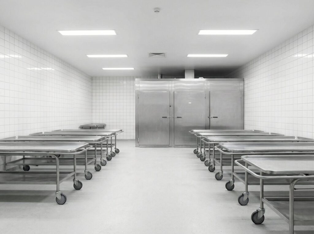 Equipamentos para Necrotério: conservação segura e gestão eficiente