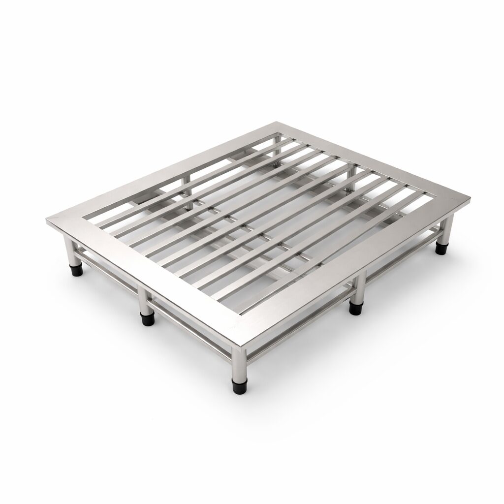 Estrado em aço inoxidável