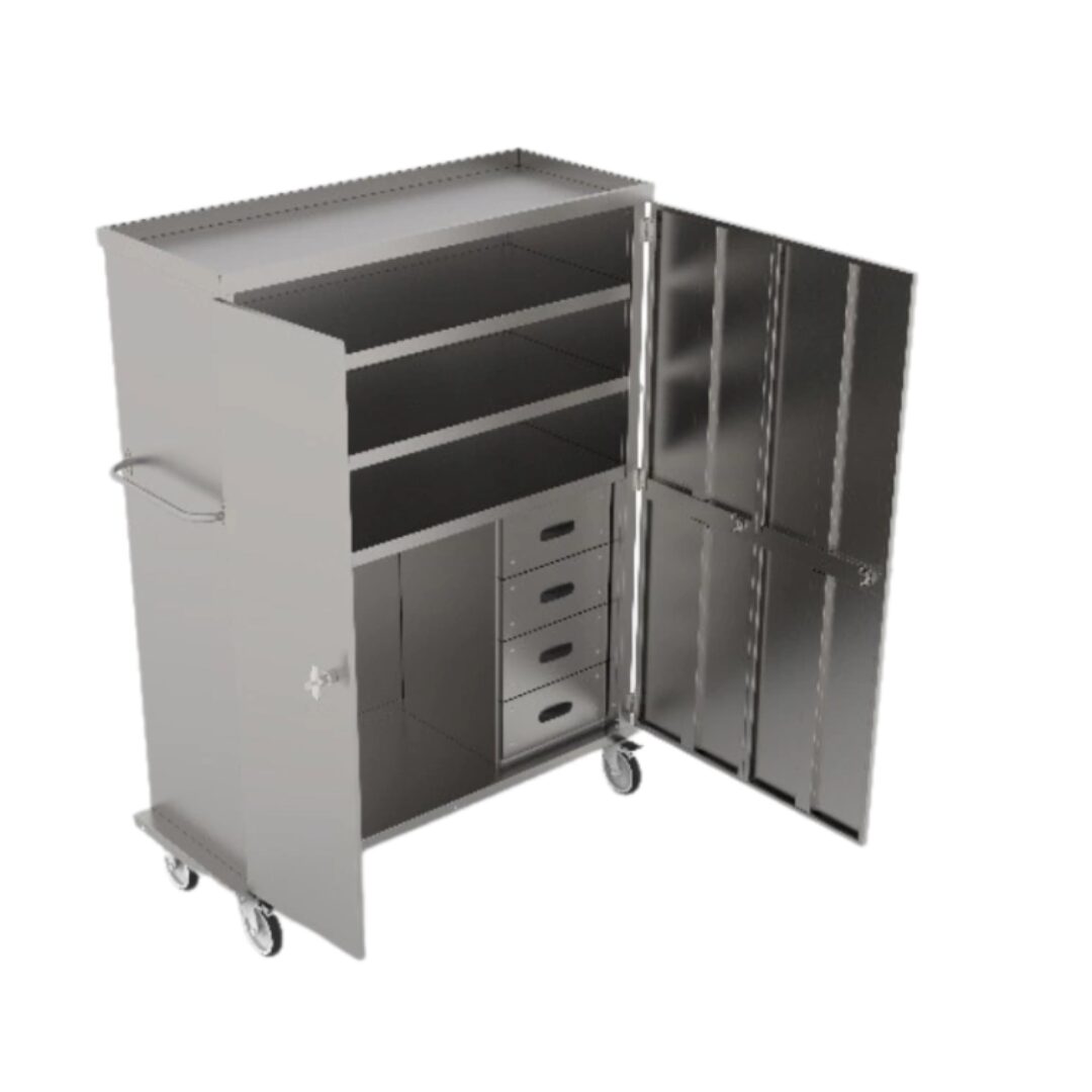 Carro Auxiliar Para Transporte De Material Limpo