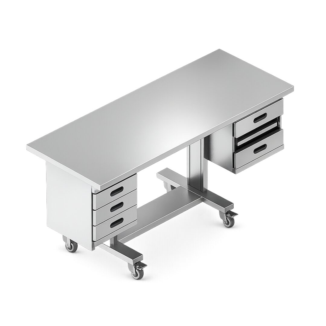 Bancada Em Aço Inox Tipo Estação De Trabalho